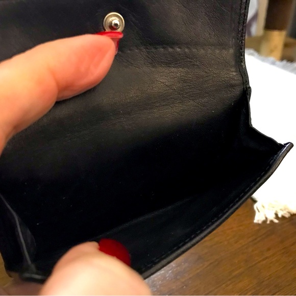 COACH Smooth Black Leather Tri-Fold Wallet 🪪 - Picture 10 of 10